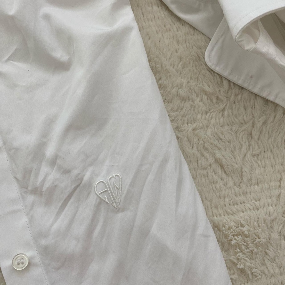 Alexander Wang Oversized Button Down Ruched Shirt - image 5